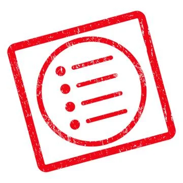 Items Icon Rubber Stamp イラスト素材