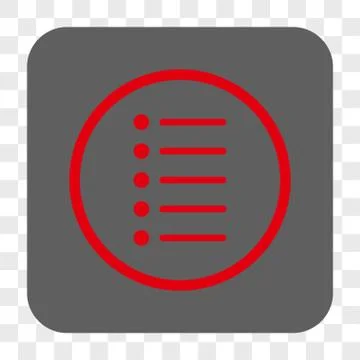 Items Interface Toolbar Button Stock Illustration