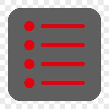 Items Interface Toolbar Button Stock Illustration