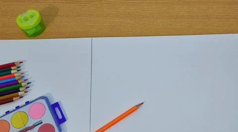 Items for school Foto stock