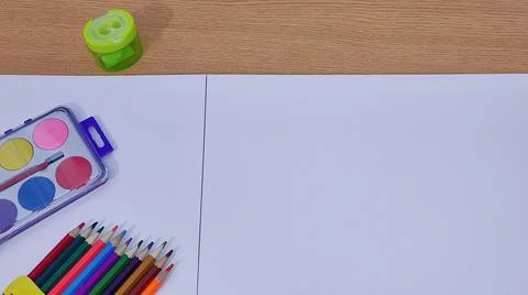 Items for school Foto stock