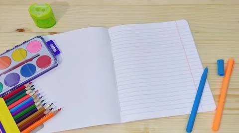 Items for school Stock Photos