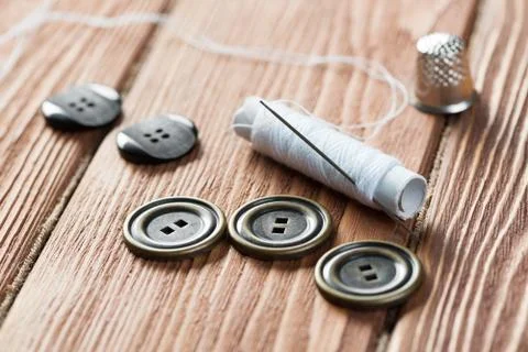 Items for sewing or DIY Stock Photos
