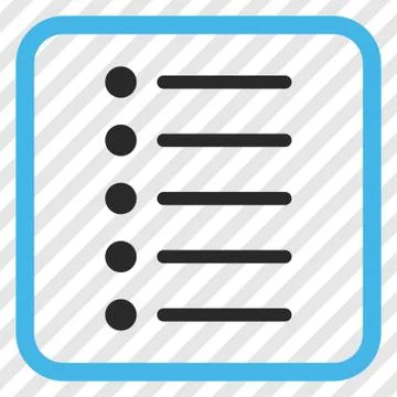 Items Vector Icon In a Frame Stock Illustration