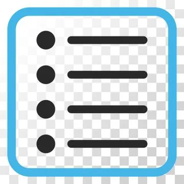 Items Vector Icon In a Frame Stock Illustration