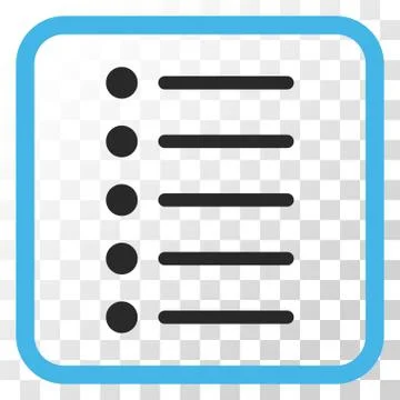 Items Vector Icon In a Frame Stock Illustration