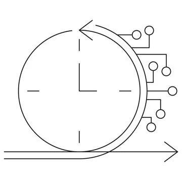 Iteration in AI Development icon Stock Illustration