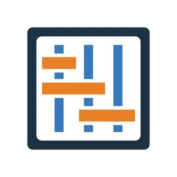 Iteration, scope, project management icon. Editable vector logo. Stock Illustration