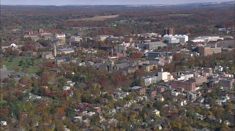 Ithaca aerial Stock Footage 65425321