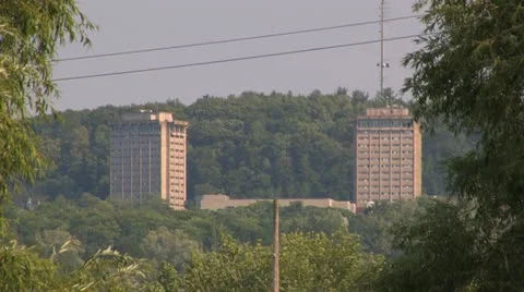 Ithaca College Towers 動画素材 11364002