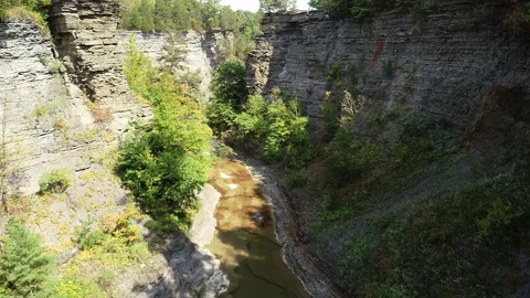Ithaca-gorges-10 Video stock 128990414