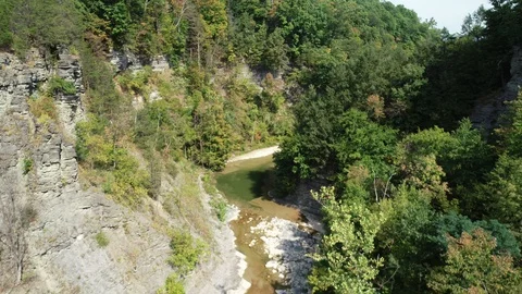 Ithaca-Gorges-12 Stock Footage 128990365
