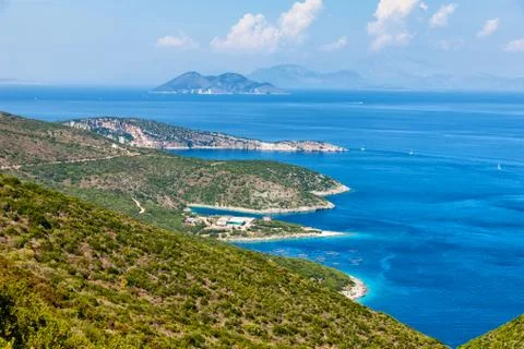 Ithaca island in Greece Stock Photos
