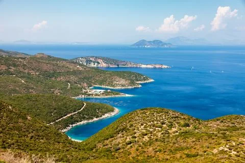 Ithaca island in Greece Stock Photos