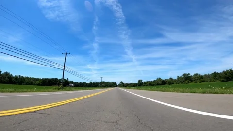 Ithaca, New York July 07 2020 Driving Finger Lakes Stock Footage 266948406
