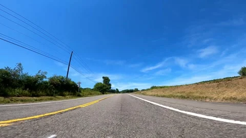 Ithaca, New York July 07 2020 Driving Finger Lakes Stock Footage 268000565