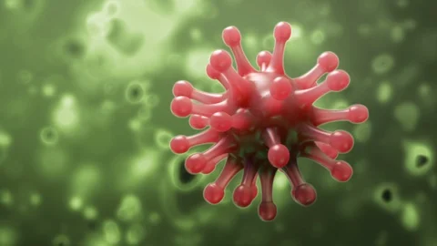 Itinerant Virus, 3d animation Video stock 97531177