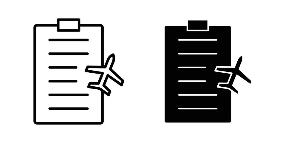 Itinerary icon graphic element. web icon set Stock-Illustration
