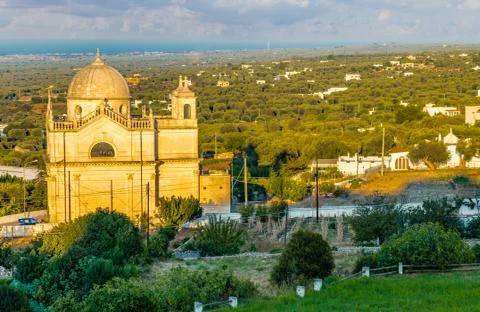 Itria Valley in Apulia Stock Photos