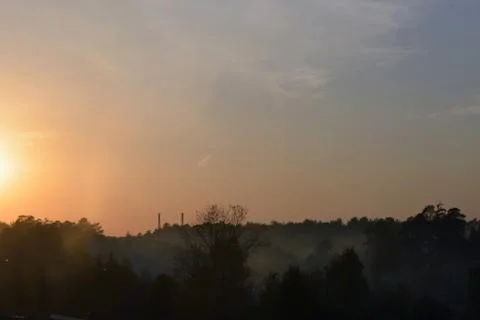 It's a beautiful sunset Stock-Fotos