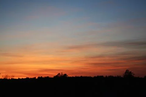 It's a beautiful sunset Stock Photos