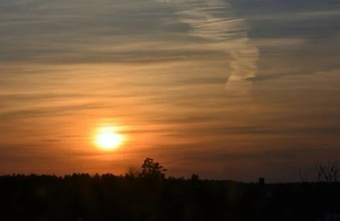 It's a beautiful sunset Stock-Fotos