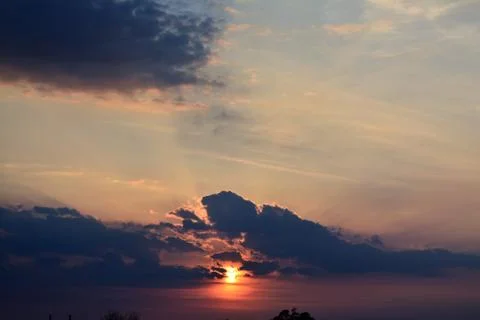 It's a beautiful sunset Фото