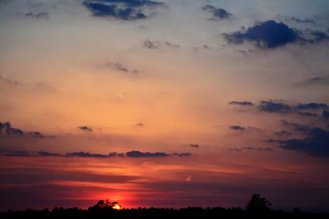 It's a beautiful sunset Stock-Fotos