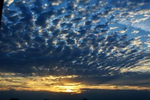 It's a beautiful sunset Stock Photos