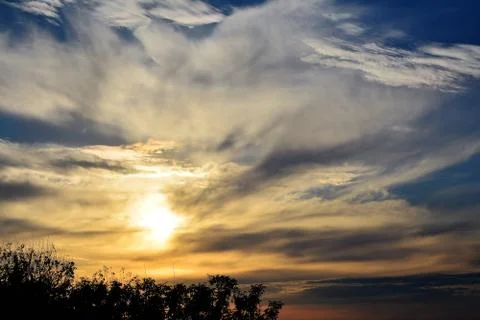 It's a beautiful sunset Stock-Fotos