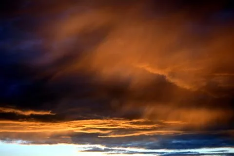 It's a beautiful sunset Stock Photos