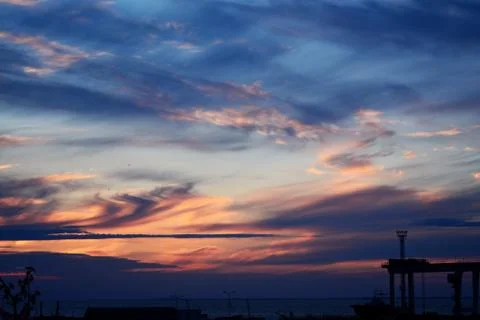 It's a beautiful sunset Фото