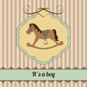 It's a boy Stock Illustration