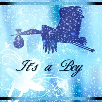 It´s a boy Stock Illustration