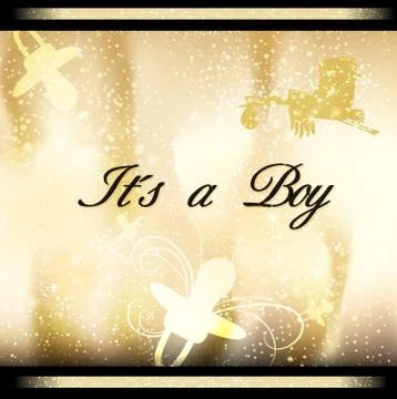 It´s a boy Stock Illustration