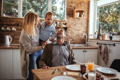 Its breakfast time Stock Photos
