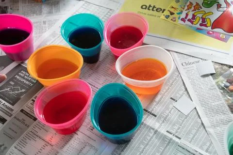 Its The Circle of Dye Stock Photos