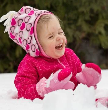 It's a cold but fun day outside Stock Photos