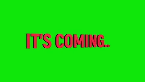 It's coming 3d text animation with horizontally word rotating effect. seaml.. Stock Footage 313775371