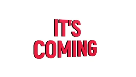 It's coming 3d text animation with horizontally word rotating effect. seaml.. Stock Footage 313775380