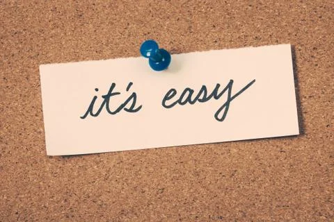 It's easy Stock Photos