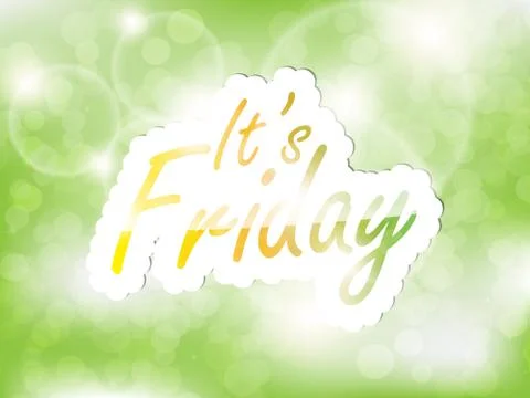 It's friday background. 스톡 일러스트
