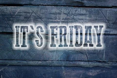 It's friday concept Stock Illustration