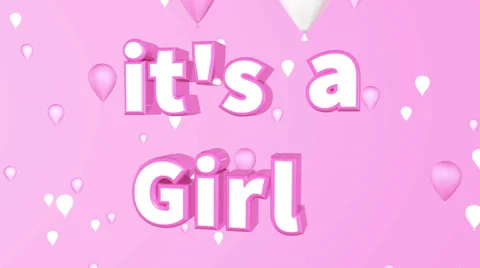 It's a  girl Stock Footage 39805163