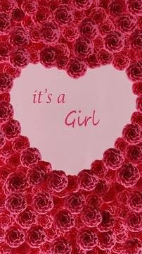 Its a girl Stock Illustration