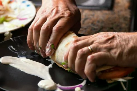 Its going to be one delishious meal Stock Photos