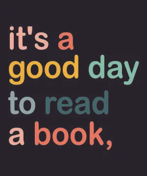 It's A Good Day To Read A Book Stock Illustration