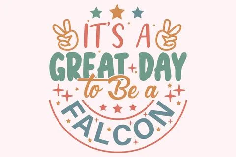 It's a Great Day to Be a Typography Graphic 库存插图