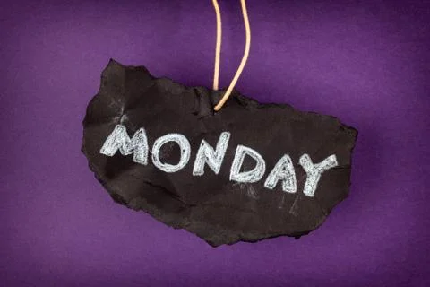 It's monday again Stock Photos