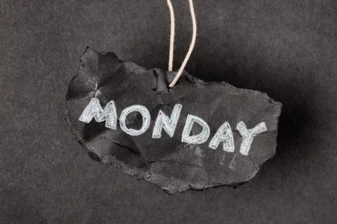 It's monday again Stock Photos
